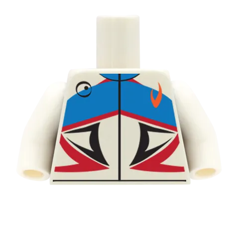 Cyclist Jersey - Custom Design Minifigure Torso