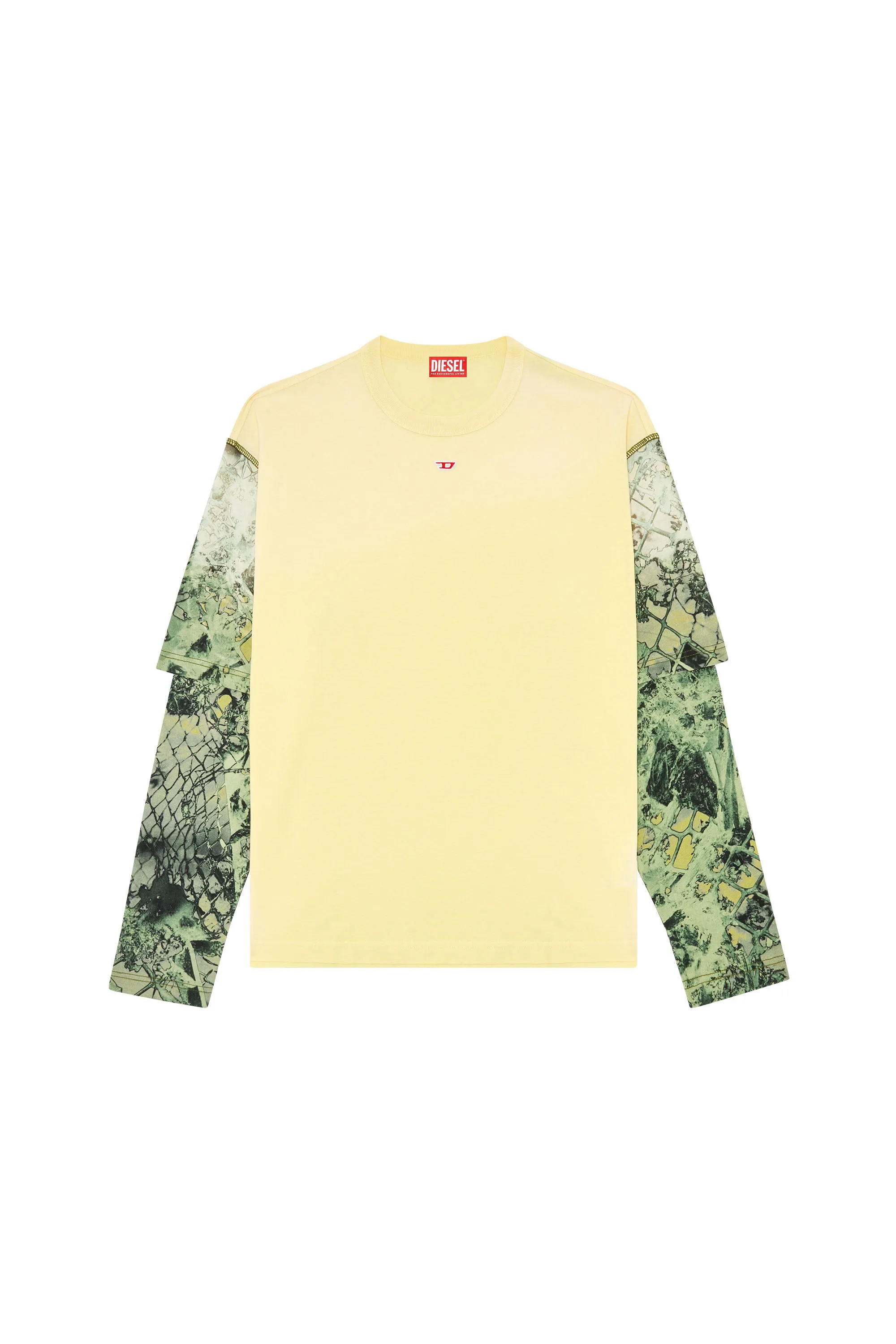 DIESEL T-Wesher-N5 Tee - Yellow