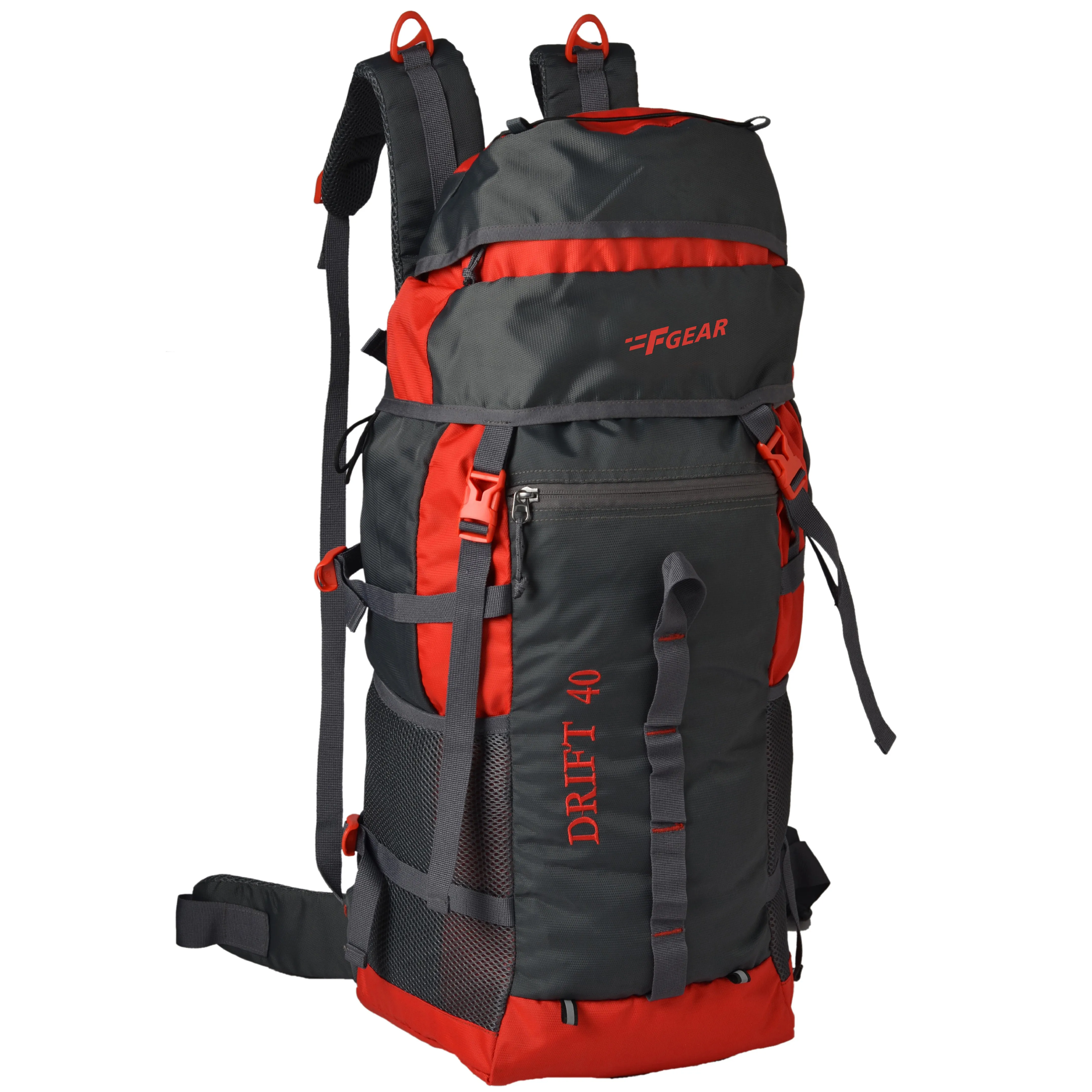 Drift 40L Grey Red Rucksack