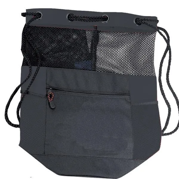 Expanded Polyester Mesh Bag / Drawstring Backpack. BPK299