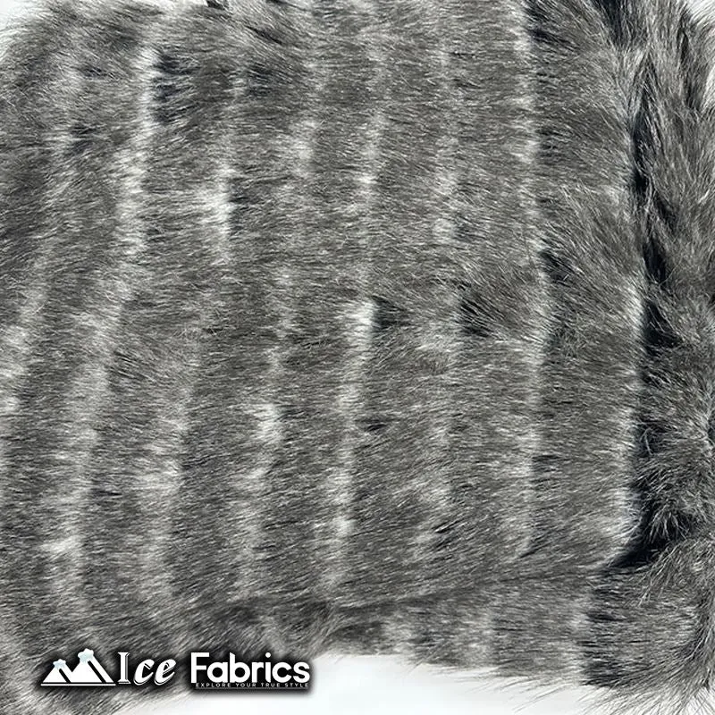 Fancy Feather Long pile Faux Fur Fabric | 3” Pile