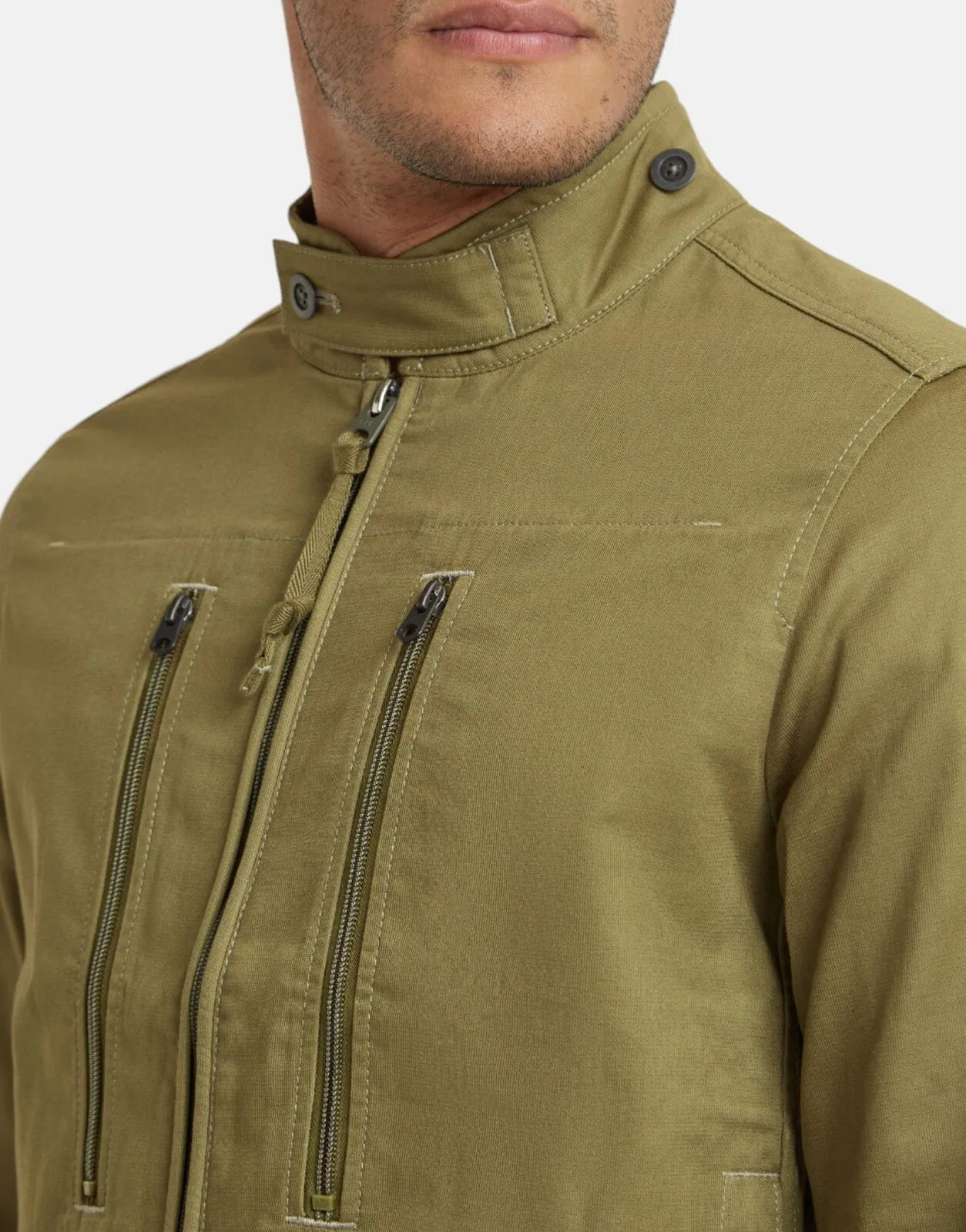 G-Star RAW Lightweight Deck Jacket Smoke Olive