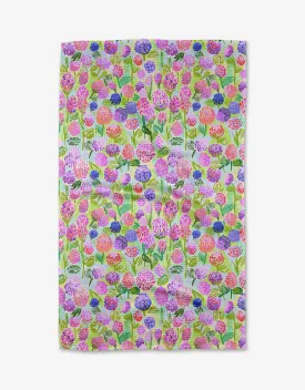 Geometry Spring Clovers Tea Towel