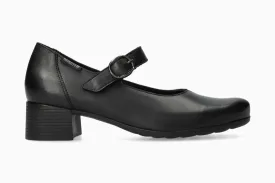 Gessika Hand Made Mary Jane Pump in Black