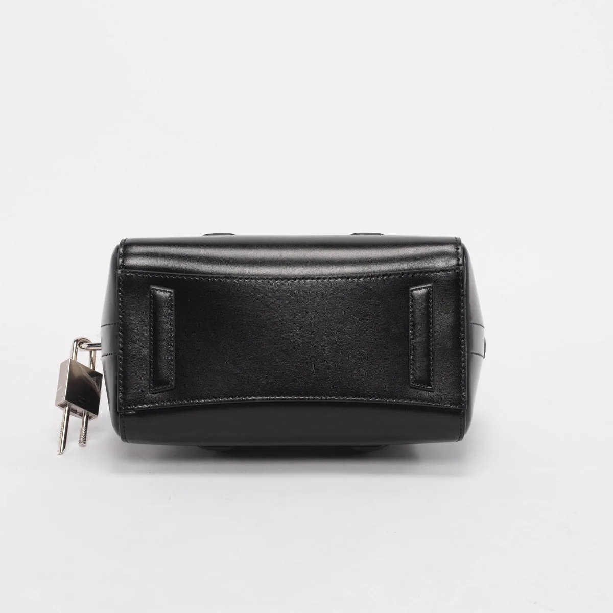 Givenchy Black Shiny Lord Mini Antigona Lock Bag