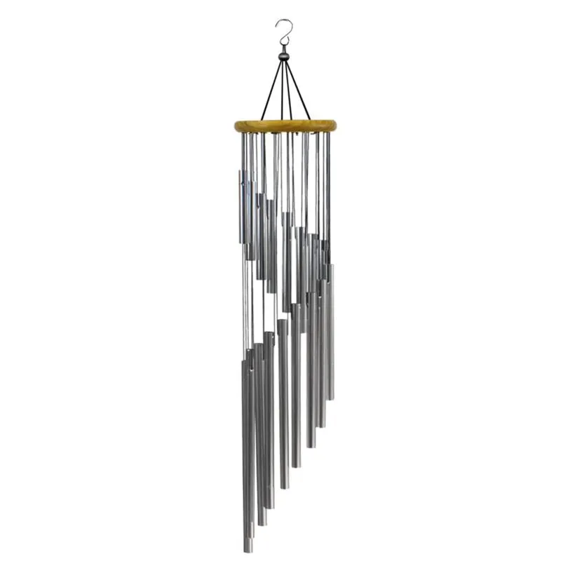 GoodVybe™ 23" Garden Wind Chimes: 2Pcs, Pleasant Tone, 12 Aluminum Tubes Decor