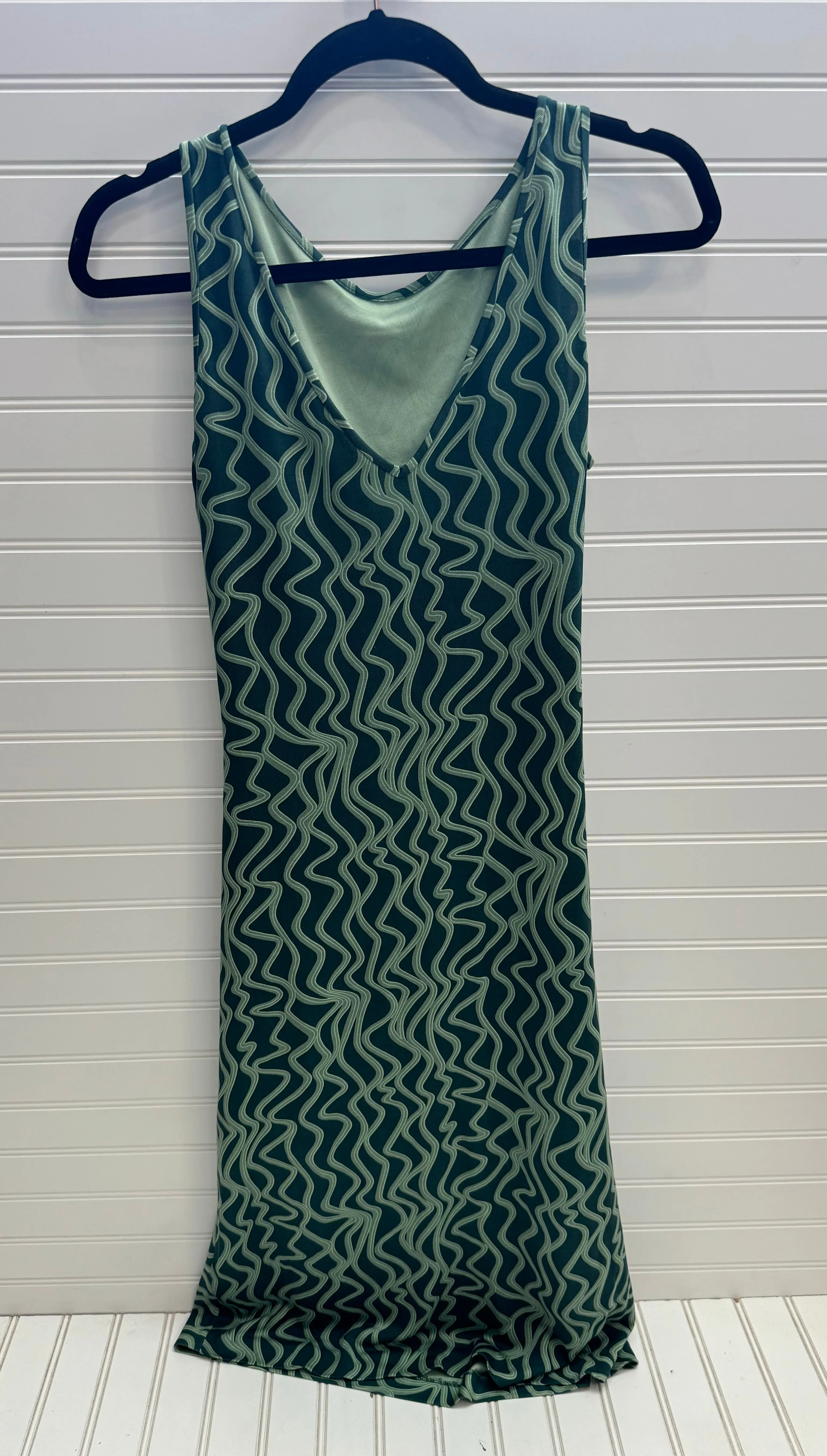 Green Dress Designer Diane Von Furstenberg, Size 10