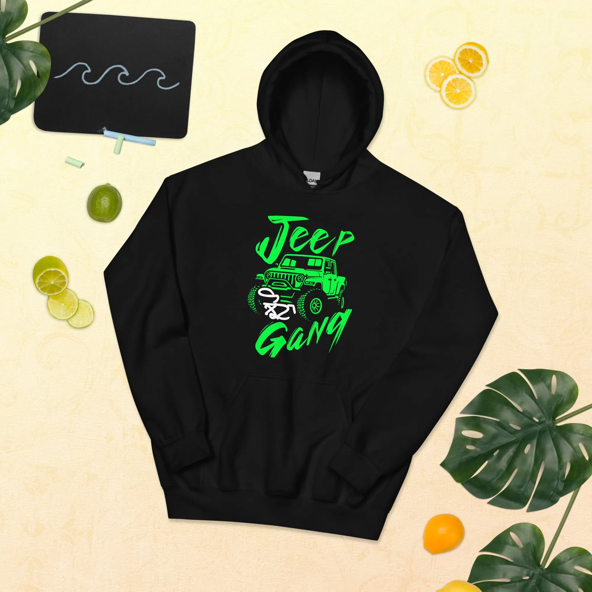 Green Jeep Gang Unisex Hoodie