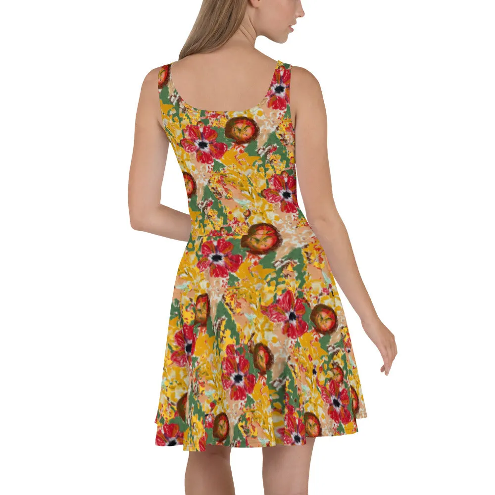 Hawaiian Skater Dress