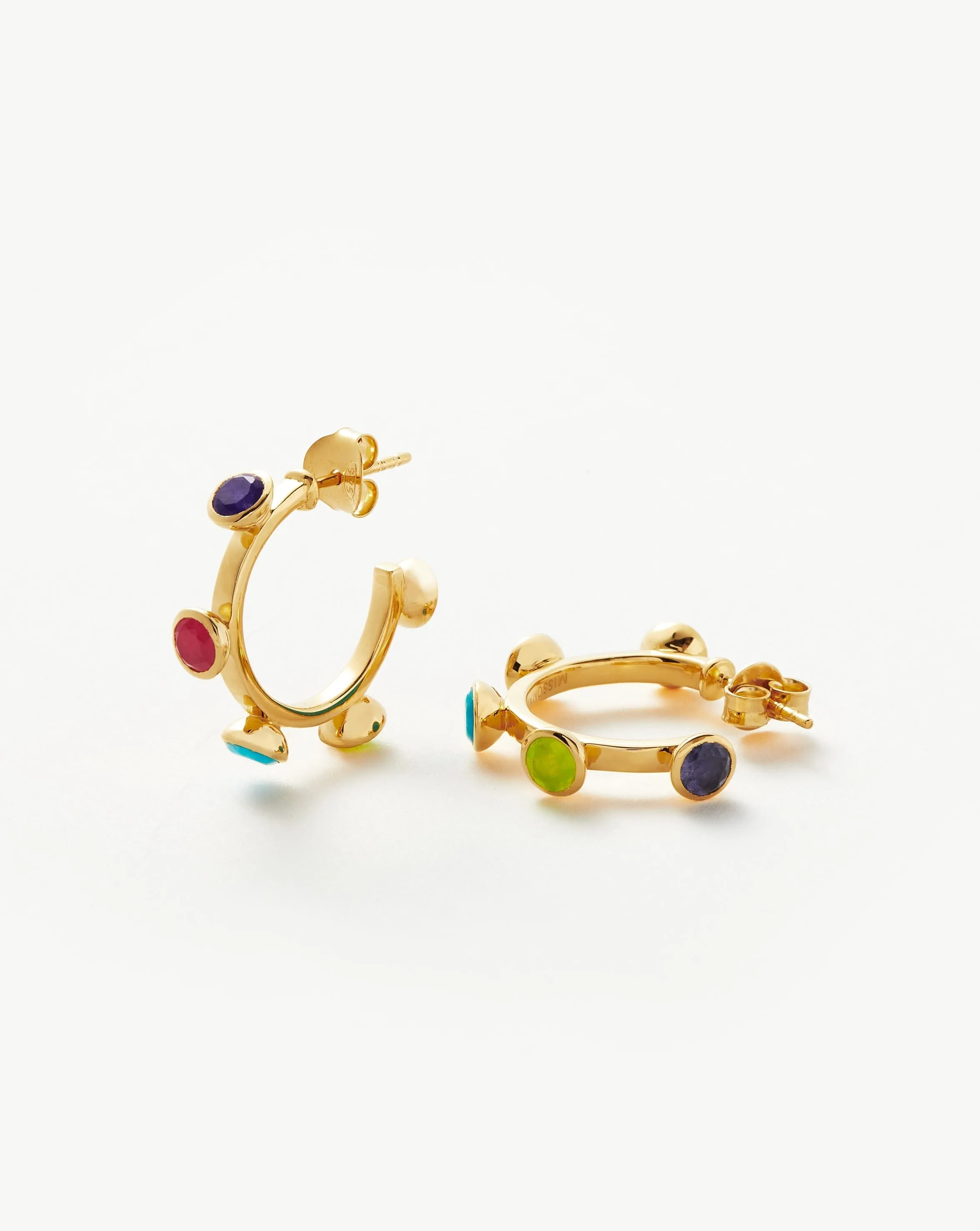 Hot Rox Small Hoop Earrings