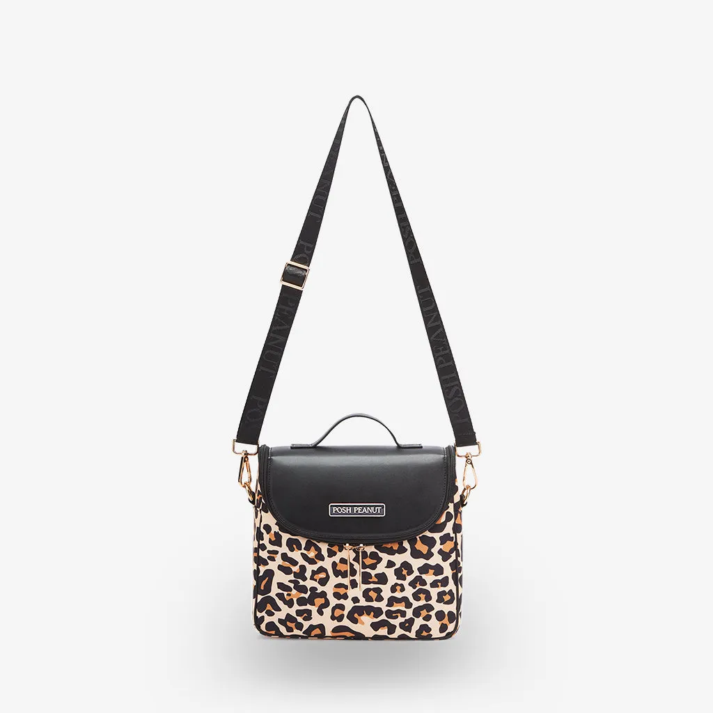 Lana Leopard Tan Baby Bottle Caddy