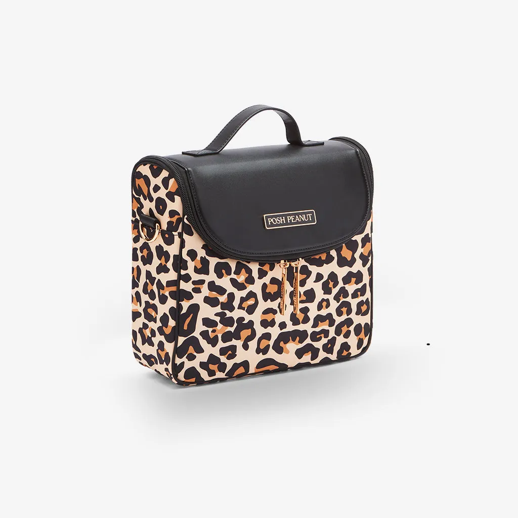 Lana Leopard Tan Baby Bottle Caddy