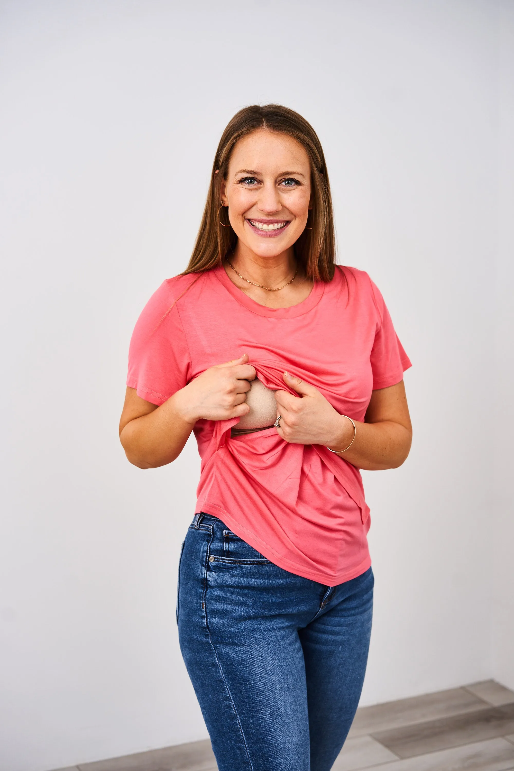 Latched Mama Classic Crewneck Nursing Tee