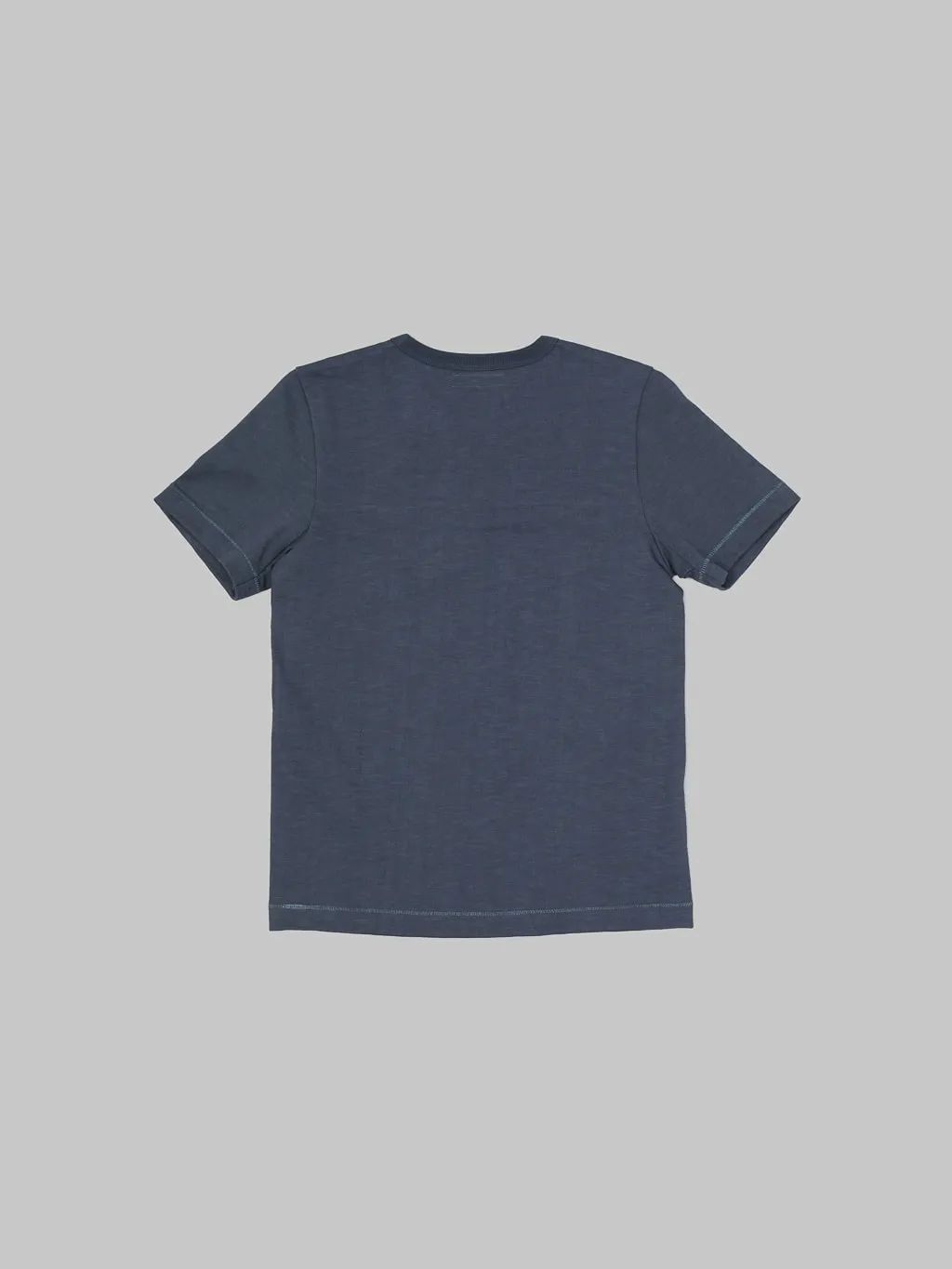 Merz b. Schwanen 2S14 Super Heavyweight 13.4oz Crewneck Loopwheeled Relaxed Fit T-Shirt Navy