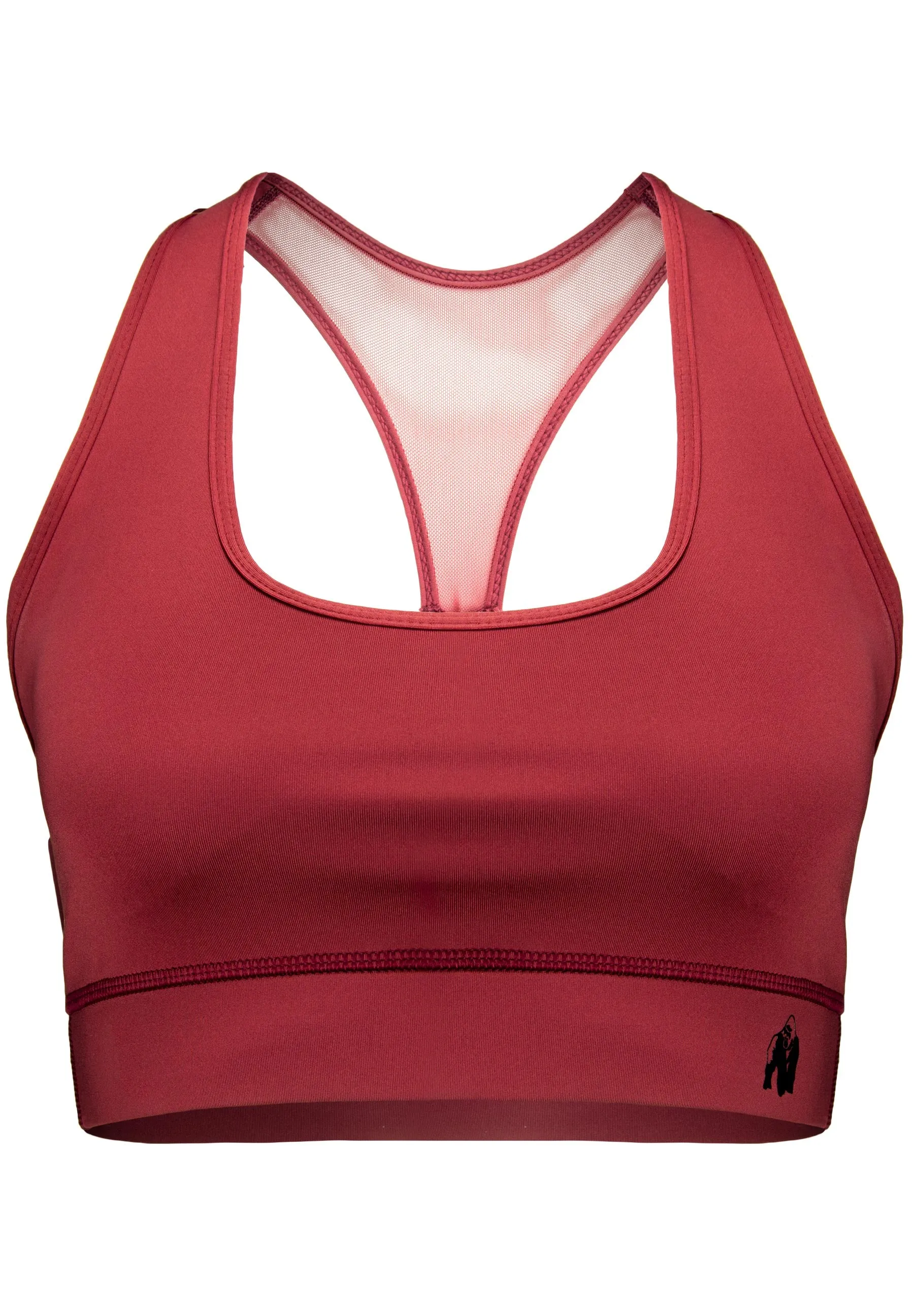 Meta Sports Bra - Burgundy Red