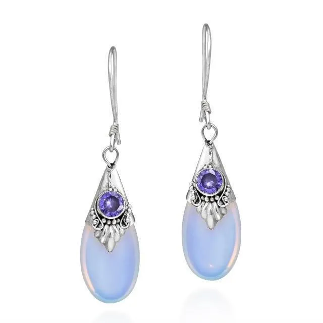 Moon Stone Earrings