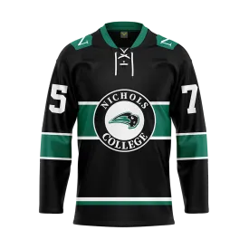 Nichols College Dark Custom Replica Sublimated Jersey