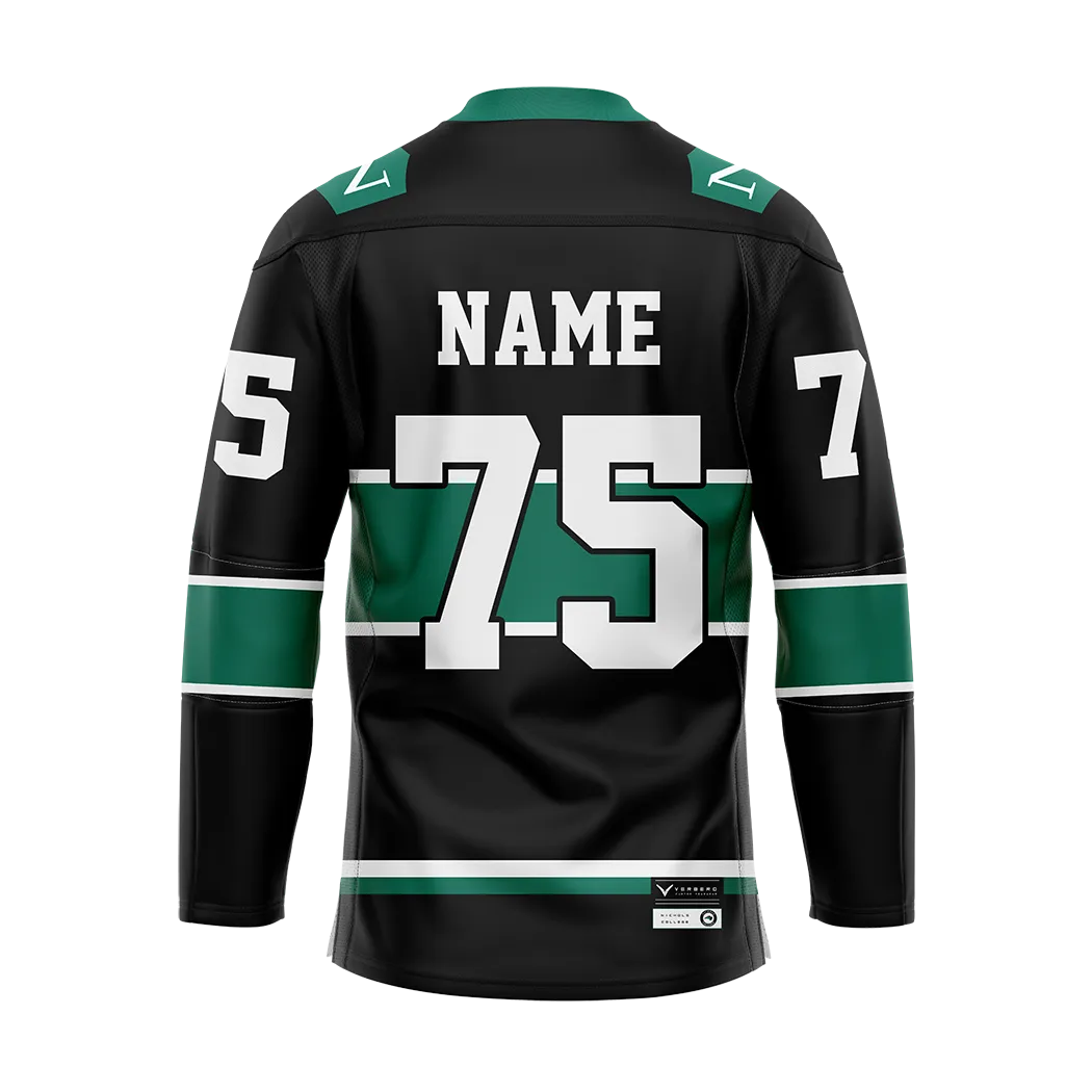 Nichols College Dark Custom Replica Sublimated Jersey