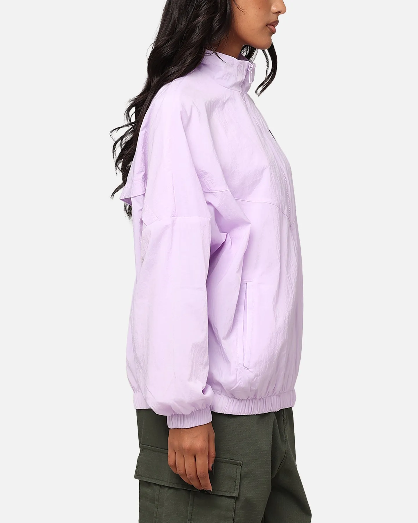 Nike Women's Sportswear Essential Woven Windrunner Jacket Violet Mist/Violet Mist-Daybreak