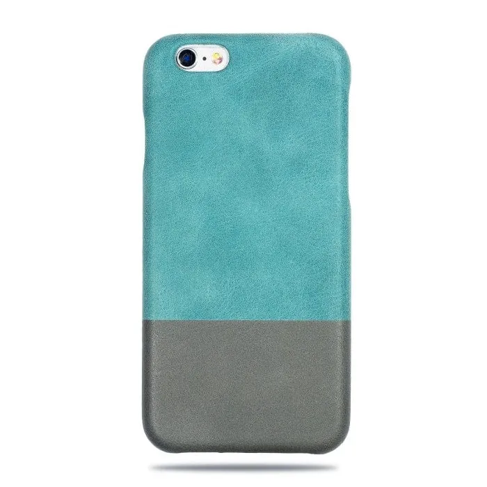 Ocean Blue & Pebble Grey iPhone 6 / iPhone 6s Leather Case (DISCONTINUED)