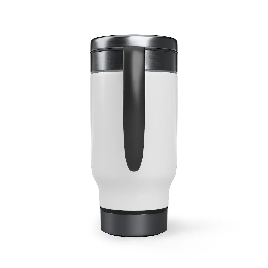 PCTR Logo Stainless Steel Travel Mug with Handle, 14oz