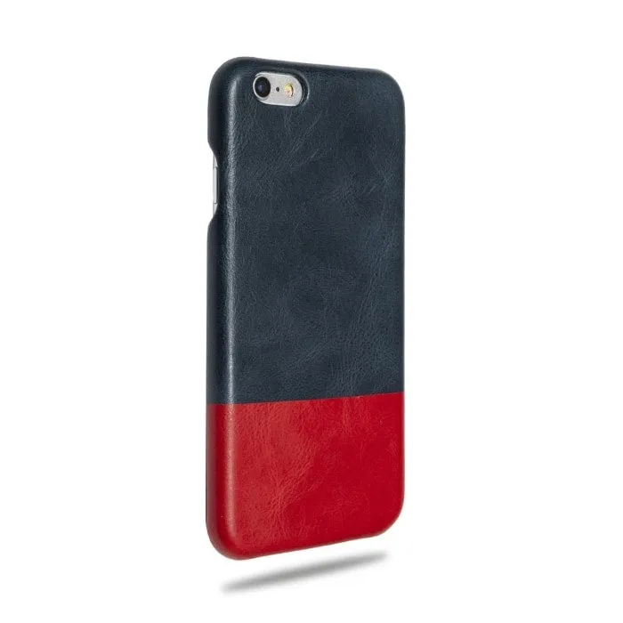 Peacock Blue & Crimson Red iPhone 6 / iPhone 6s Leather Case (DISCONTINUED)