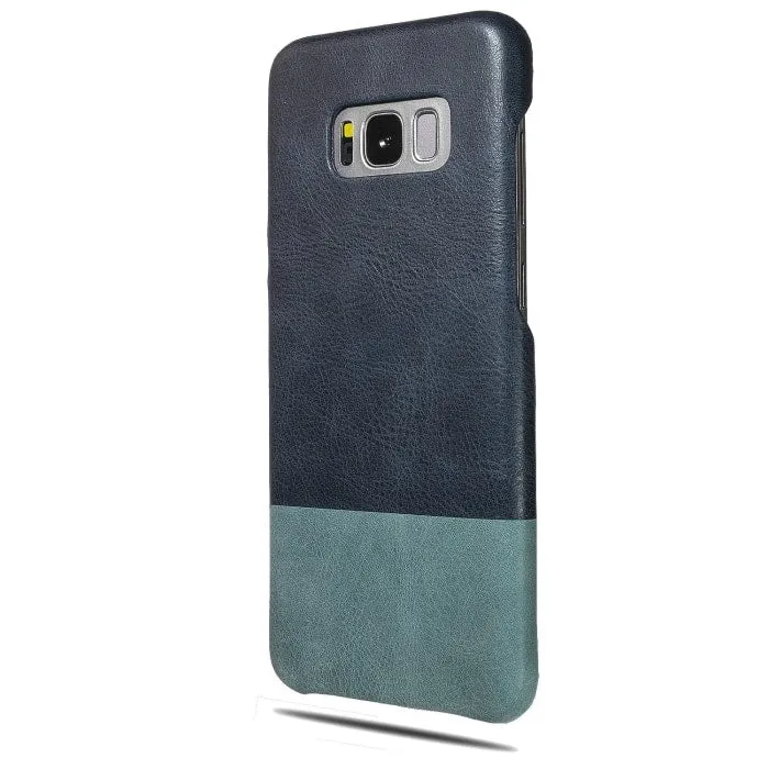 Peacock Blue & Ocean Blue Samsung Galaxy S8  Plus Leather Case