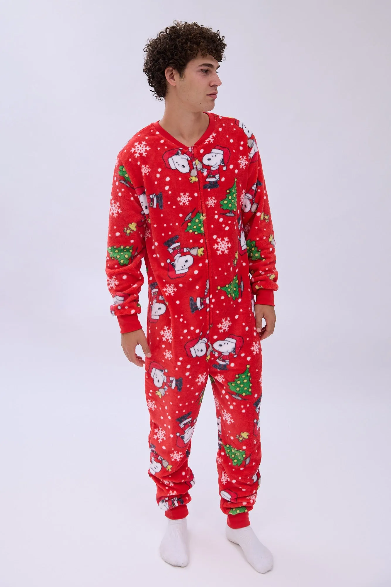 Peanuts Snoopy Printed Crew Neck Onesie