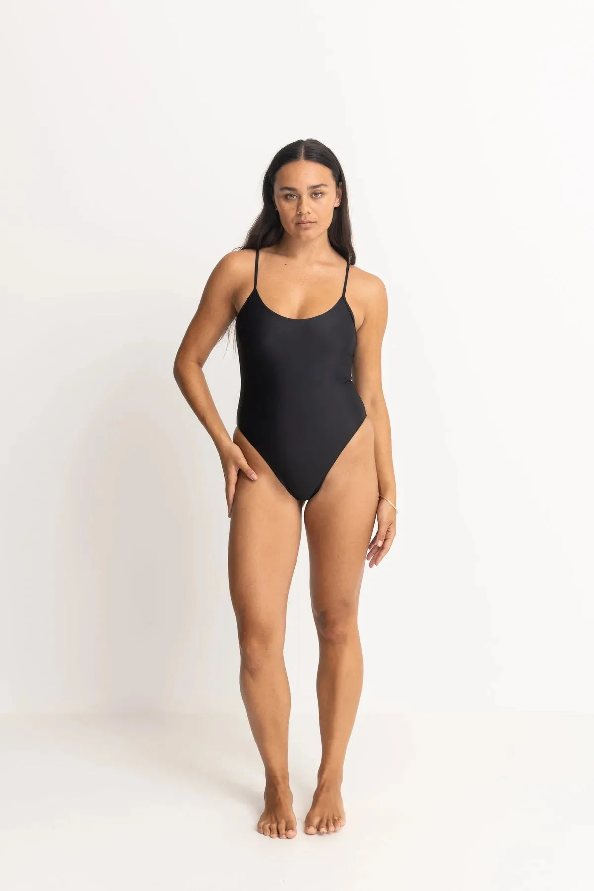 RHYTHM CLASSIC MINIMAL ONE PIECE - BLACK