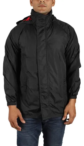 Romano nx 100% Waterproof Rain Jacket for Men Black Color