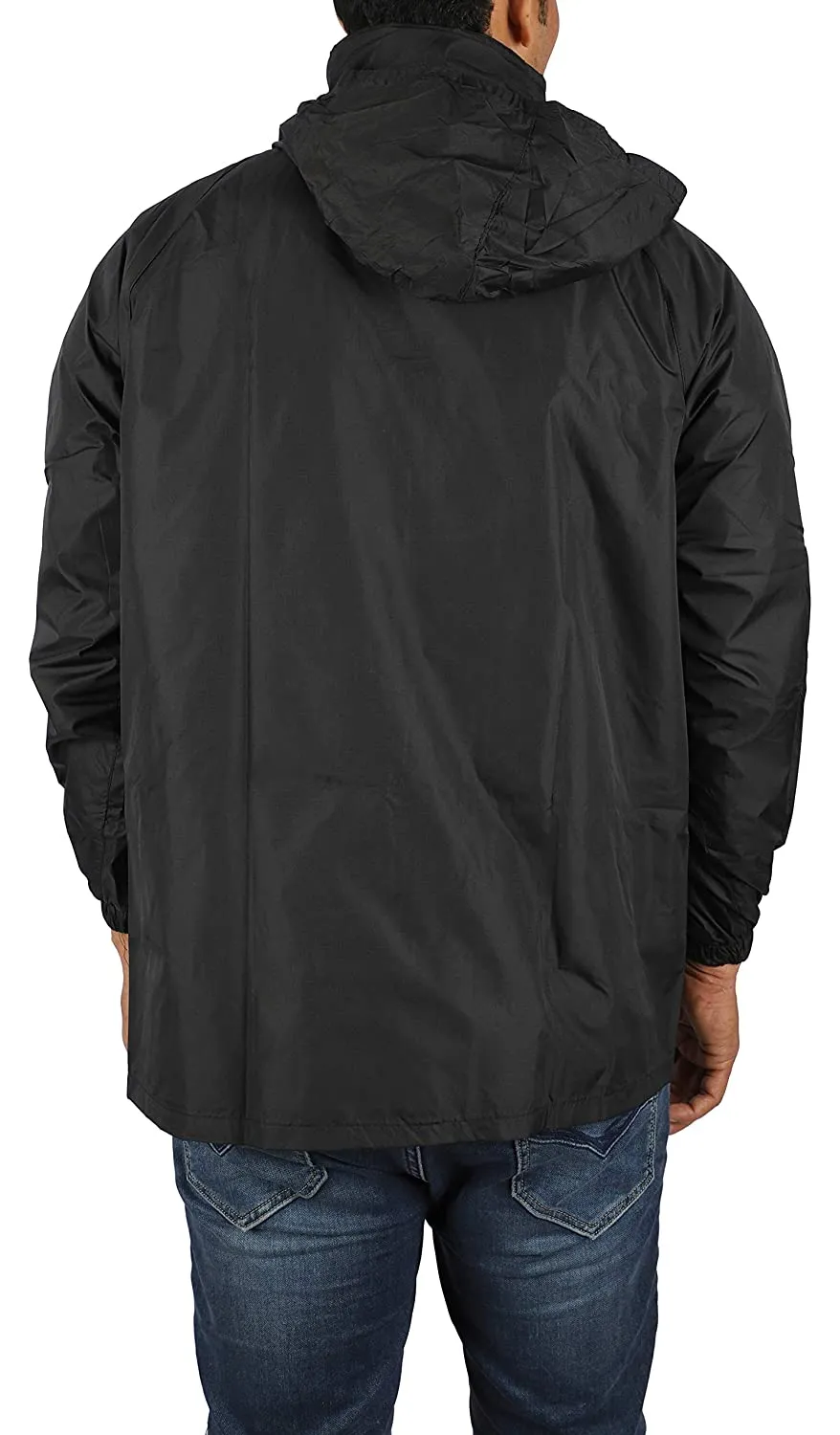 Romano nx 100% Waterproof Rain Jacket for Men Black Color