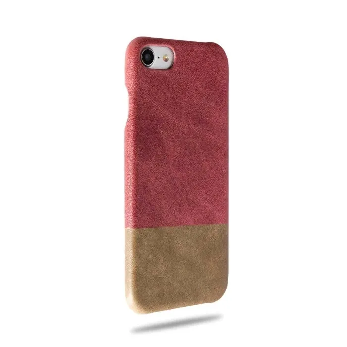 Rosewood Pink & Sage Green iPhone SE 2 (2020) / iPhone 8 / iPhone 7 Leather Case