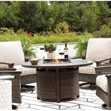 Sag Harbor / Sea Cliff 48" Outdoor Firepit Table