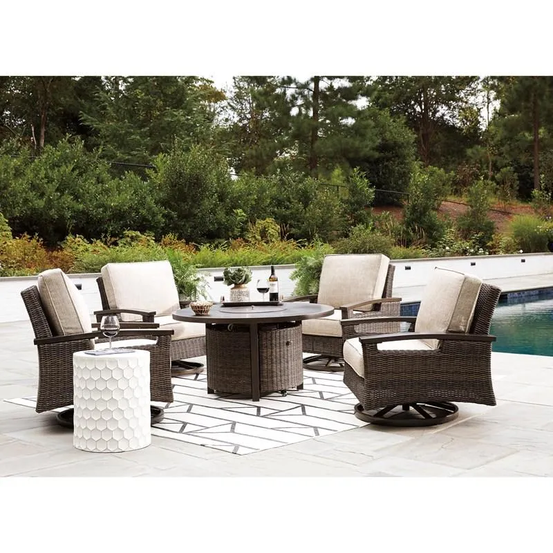 Sag Harbor / Sea Cliff 48" Outdoor Firepit Table