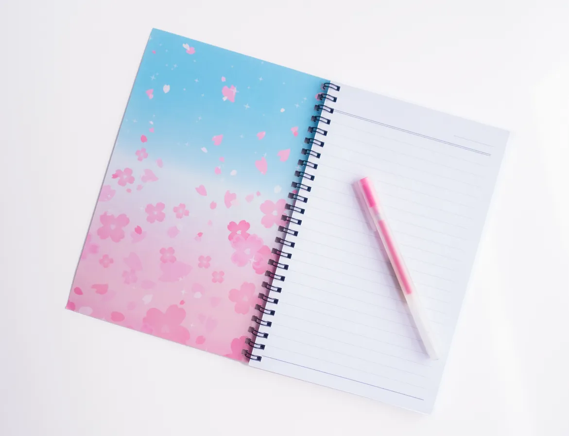 Sakura Notebook - Pastel Sunset