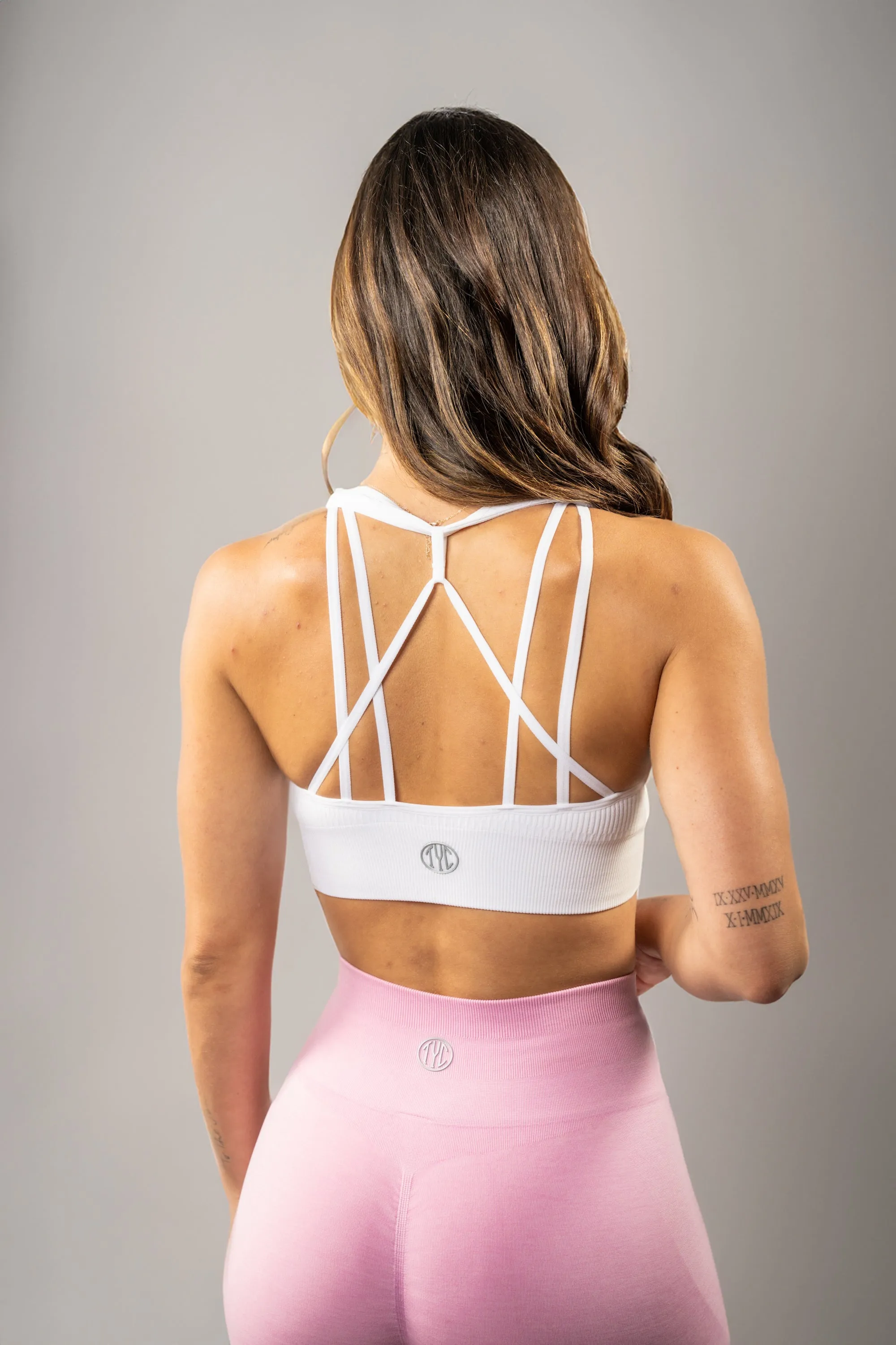 Seamless Ribbed Sports Bra