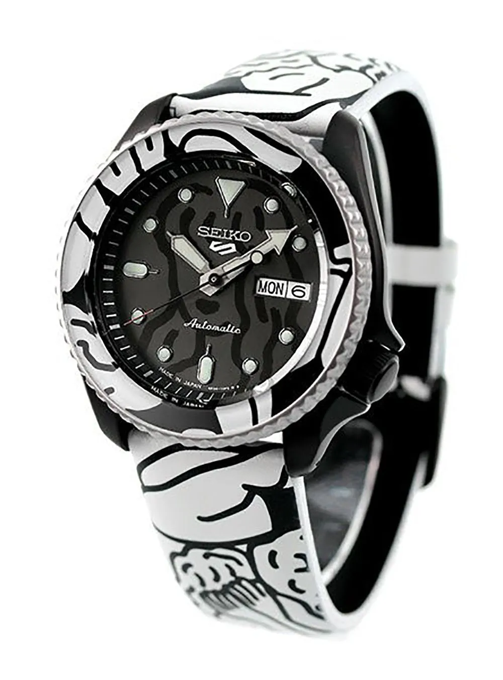 SEIKO 5 SPORTS AUTO MOAI LIMITED EDITION SBSA123 MADE IN JAPAN JDM