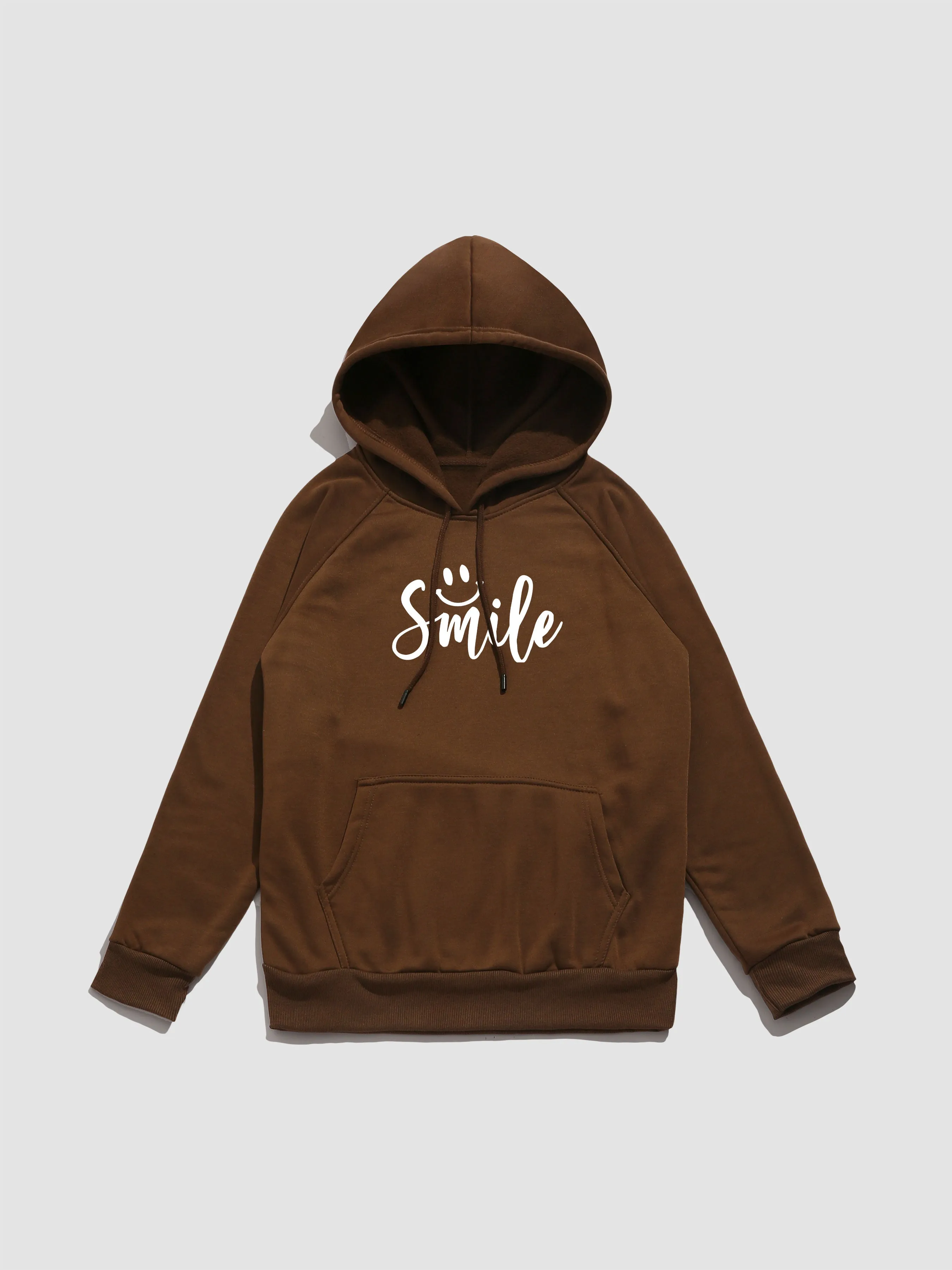 Smile Print Hoodie