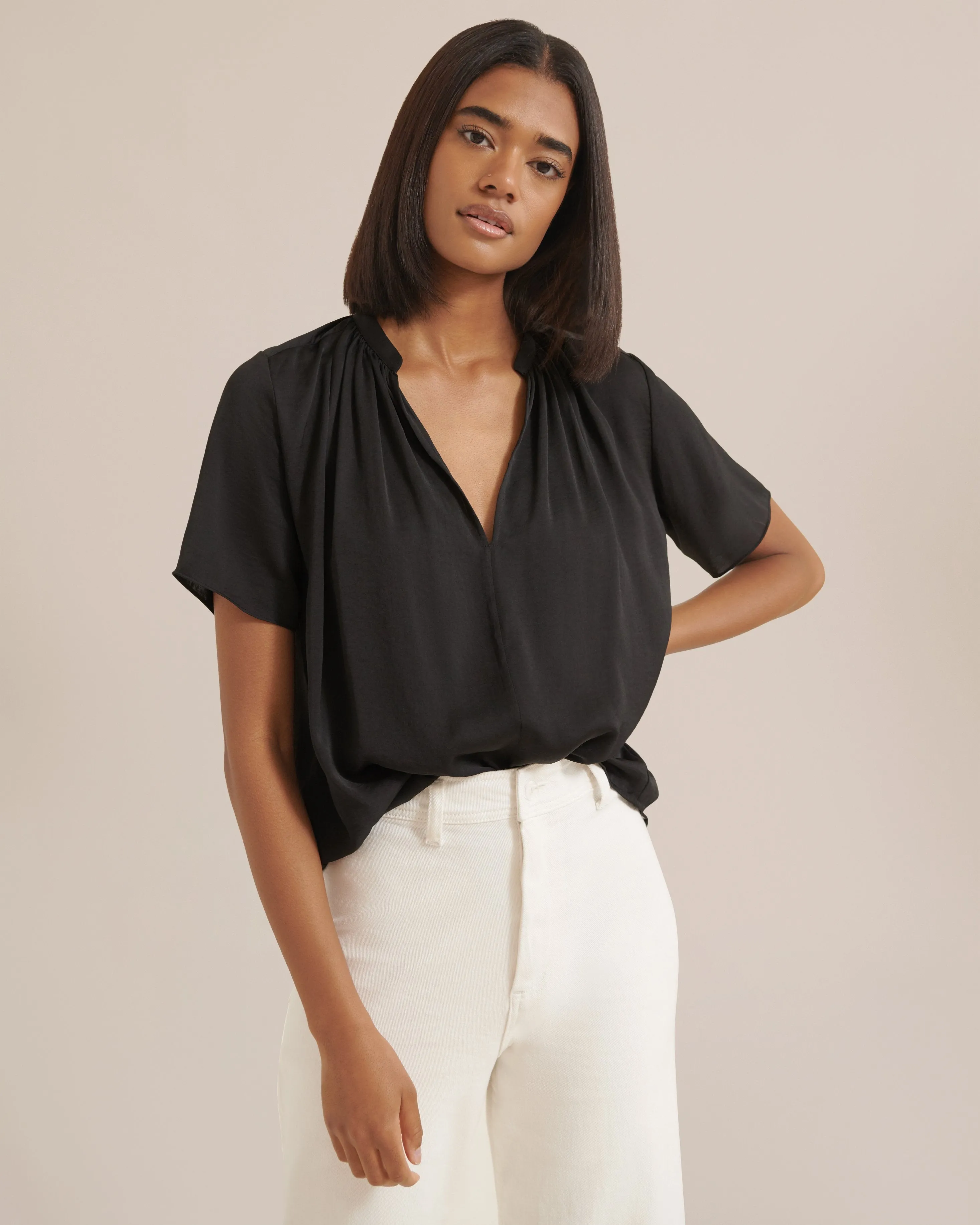 Sterling Short-Sleeve Blouse