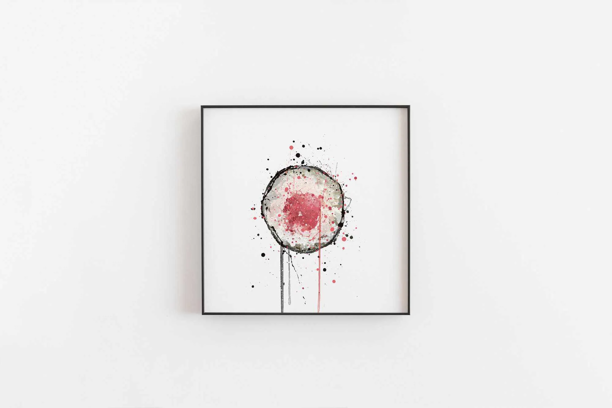 Sushi Wall Art Print 'Tekkamaki Tuna Sushi Roll'