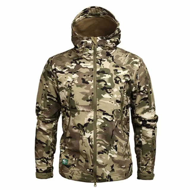 Tactical Jacket Men Waterproof Warm Windbreaker Big Size Men Camouflage Jacket