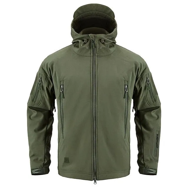 Tactical Jacket Men Waterproof Warm Windbreaker Big Size Men Camouflage Jacket