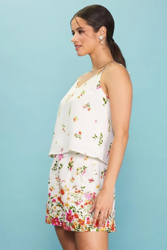 The Clarissa Floral Tank