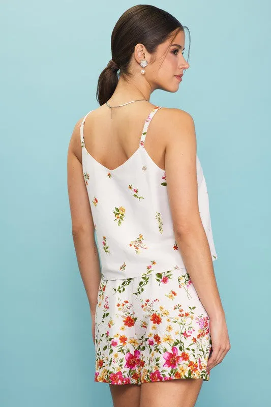 The Clarissa Floral Tank