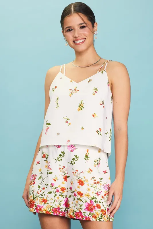 The Clarissa Floral Tank