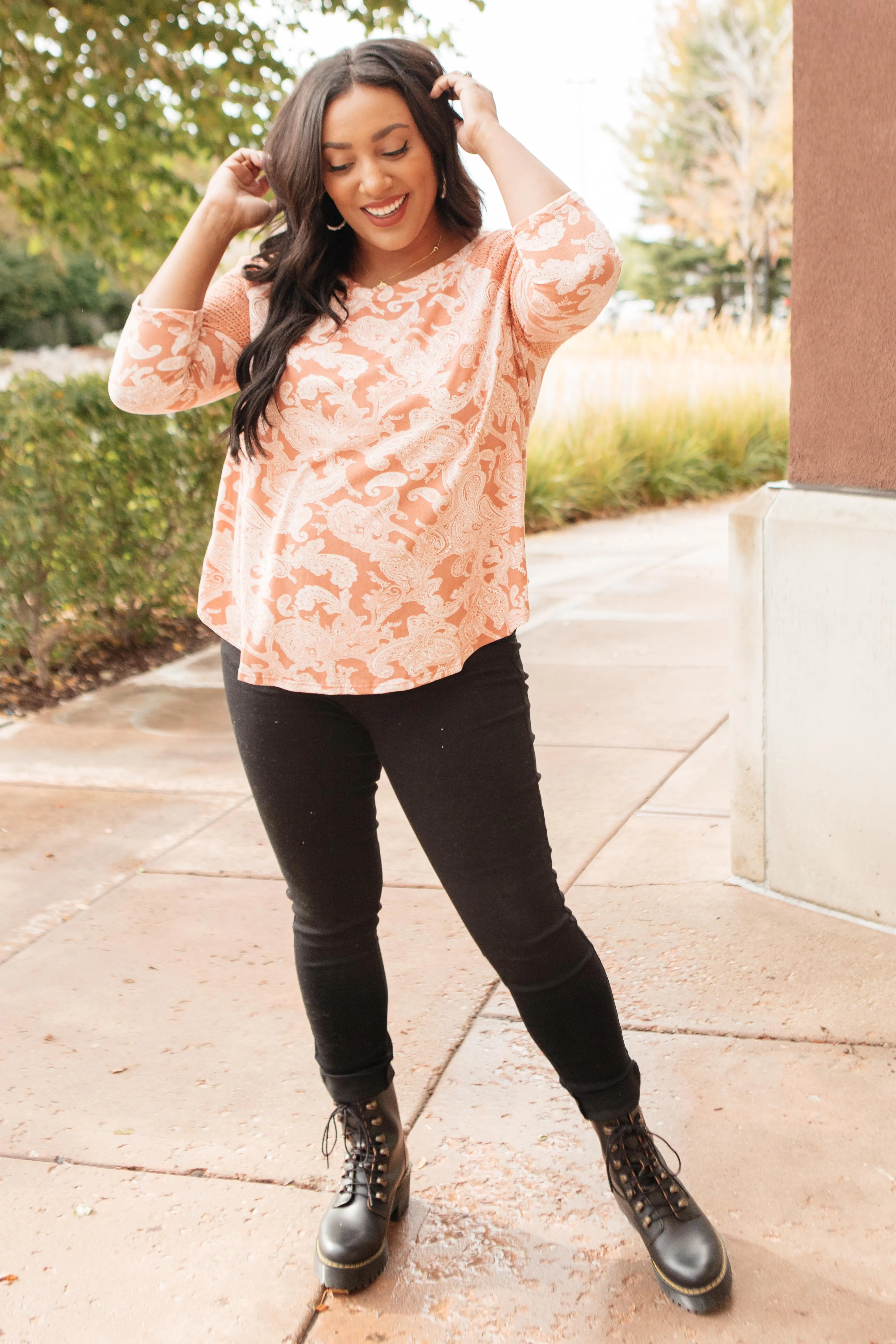 The Paisley Printed Top - On Hand