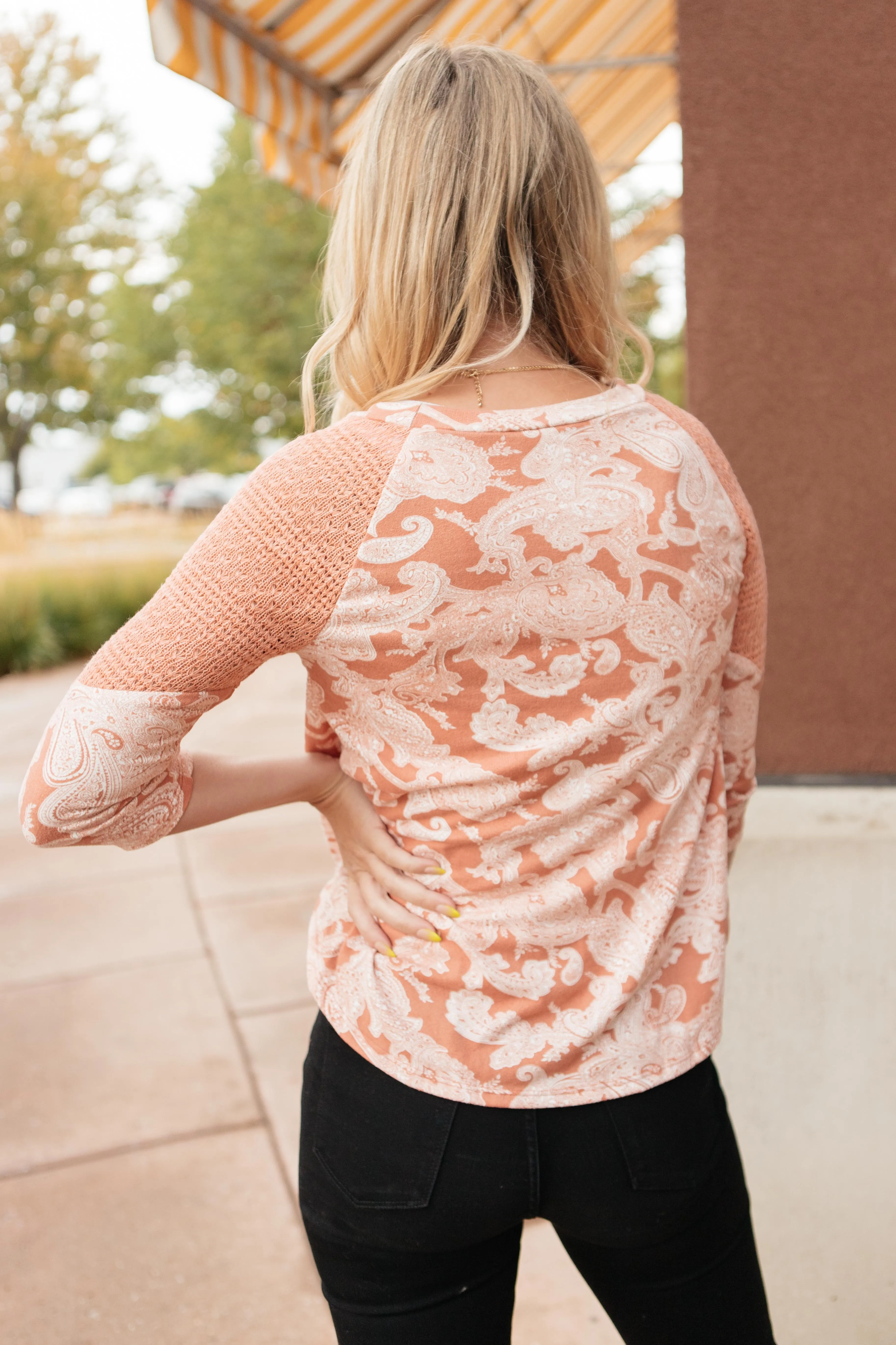 The Paisley Printed Top - On Hand