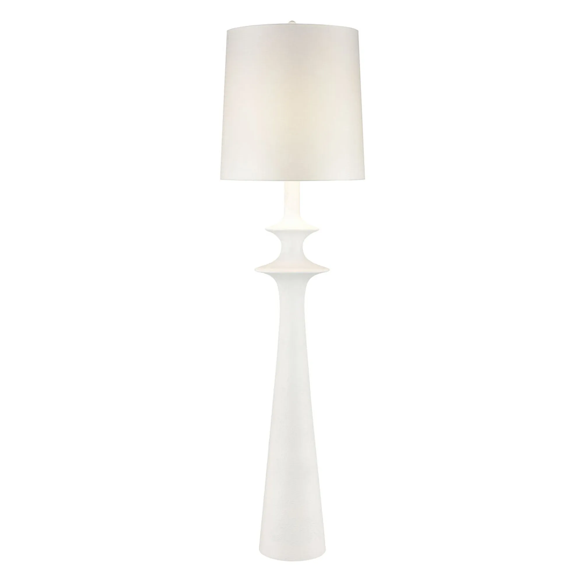 UEX8220 Mid-Century Modern Floor Lamp 20''W x 20''D x 74''H, Matte White Finish, Bradenton Collection