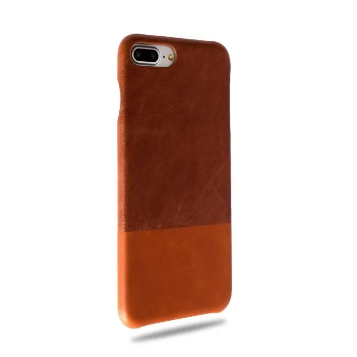 Walnut Brown & Cider Orange iPhone 8 Plus / iPhone 7 Plus Leather Case